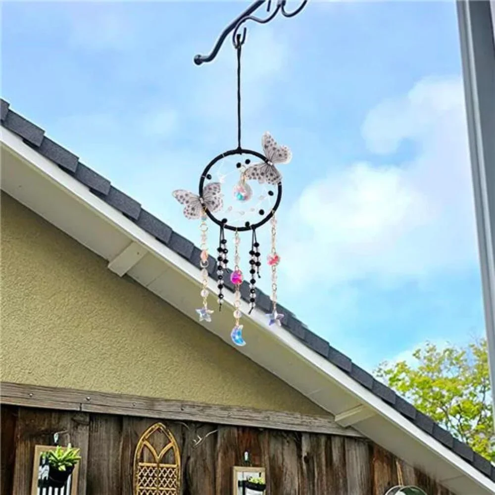 Butterfly Small Dream Catchers with Crystals
